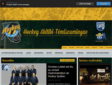 Tablet Screenshot of hockeyat.ca